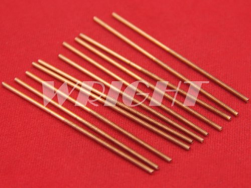 M2 copper tap copper threaded electrode with flush hole for Spark EDM consumables M2 copper tap copper threaded electrode with flush hole for Spark EDM consumables