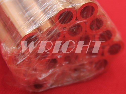 EDM electrode tubes copper electrode single-channel for spark EDM consumable 9.0 x 300 mm