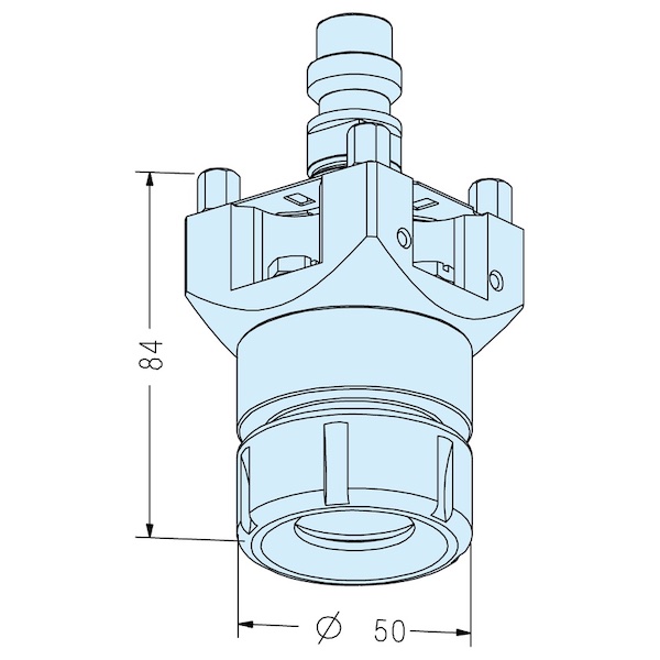 Collet chuck holder 50 ER-08566 Collet chuck holder 50 ER16 ER 32 Erowa clapping tools, collet ER16 ER 32 Erowa clapping tools