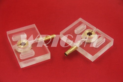 Housing with nozzle High speed EDM parts 60 x 40 x 6mm