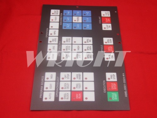 Fanuc EDM machine A98L-0001-0524#A membrane keysheet keypad 