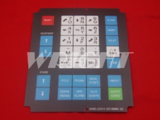 A98L-0001-0518#M02 Fanuc EDM membrane keysheet keypad