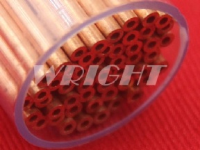 2.0 x 400 mm copper tube single hole for small hole spark EDM