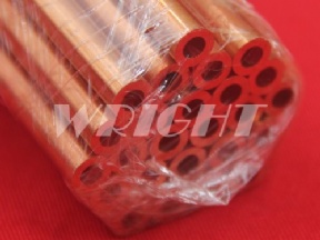 7.0 x 300 mm single-channel copper electrode for spark EDM CNC